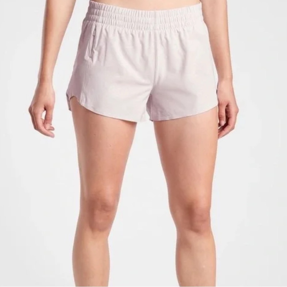 Women's Athleta 3” Hustle Shorts - Delicate Pink
